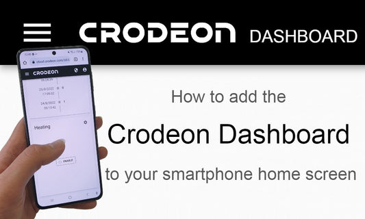 How to add the Crodeon Dashboard to your smartphone home screen