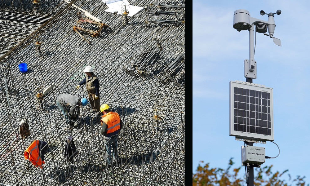 Using a weather station on your construction site