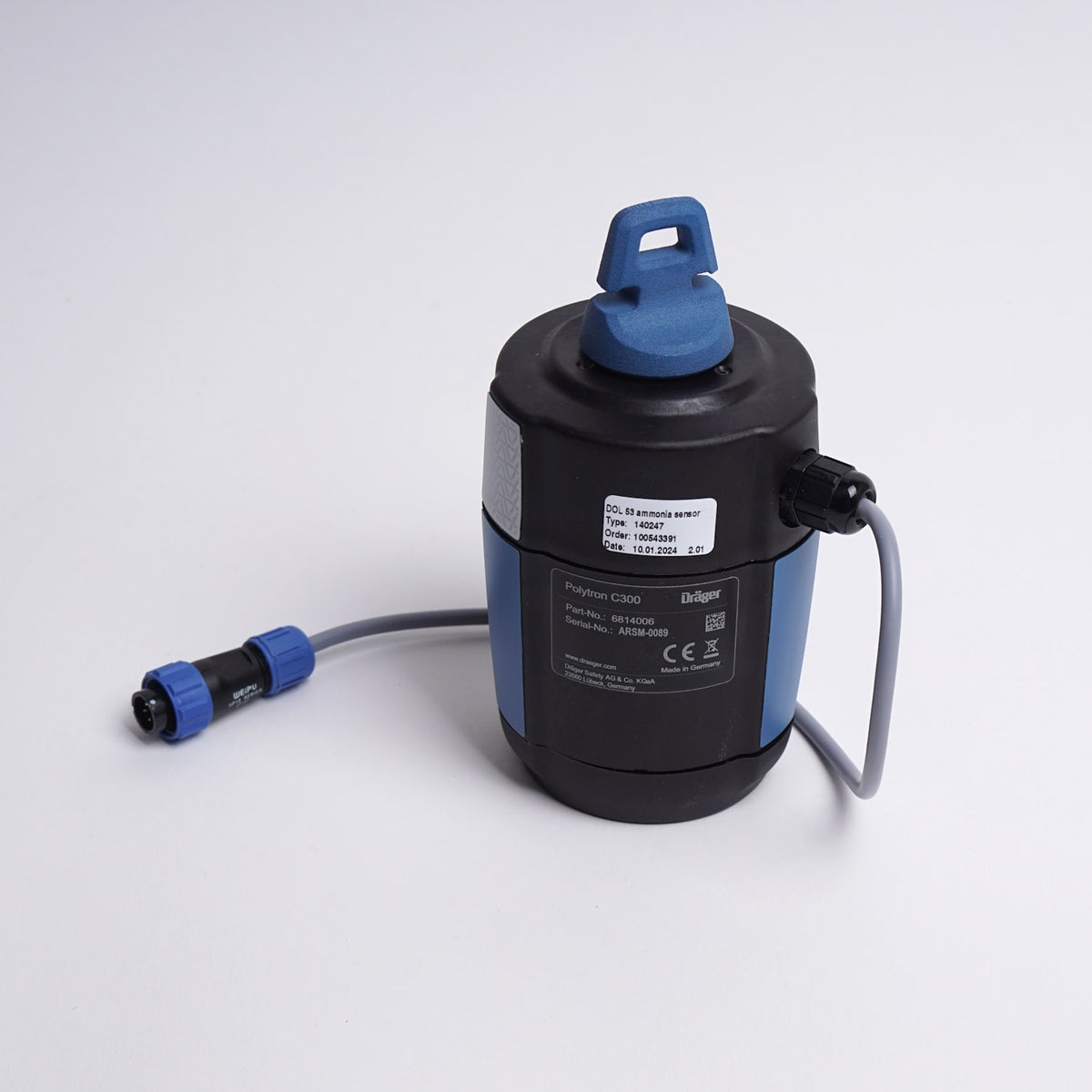 Livestock NH3 Sensor Rear Connection View